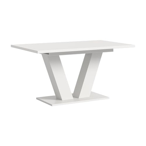 xonox.home Tisch Motion X4AA9T64 Ausziehbarer Esstisch in weiß Nb. mit Y-Fußgestelll, ca. 150-190x76x90