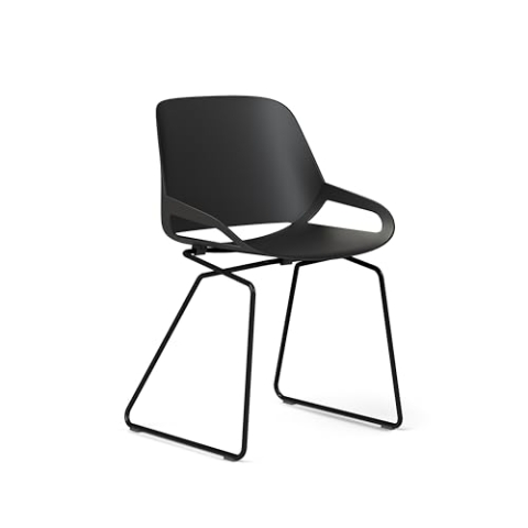aeris Numo Esszimmerstuhl – Schwingstuhl mit modernem Kufengestell – Exklusiver Designstuhl für innen und außen – ergonomischer Gartenstuhl für einen gesunden Rücken