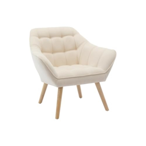 Vente-unique-Sessel - Stoff - Beige - Caserta