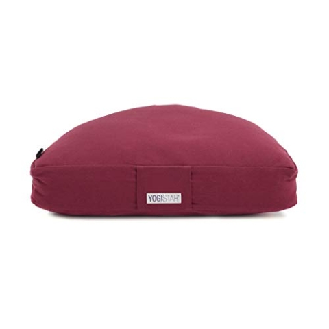 Yogistar Meditationskissen - Halbmond Bordeaux
