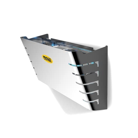 Moel Mo-Plick Klebefalle 398R aus Edelstahl mit 1 x 20W Lampe und 220-240V