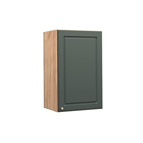 Vicco Hängeschrank Fame-Line, Grün-Gold Landhaus/Goldkraft Eiche, 45 cm