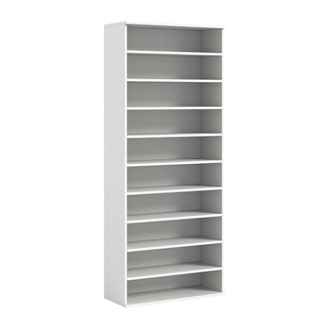 xonox.home Systemmöbel Projekt X X07A9T16 Projekt X Systemmöbel Garderobe Schuhregal in weiß Nachbildung, ca. 80x191x34 cm