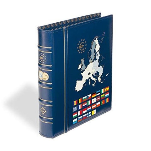 Leuchtturm Ringbinder Optima, Euro Classic Design, farb. Rücken- undDeckelprägung