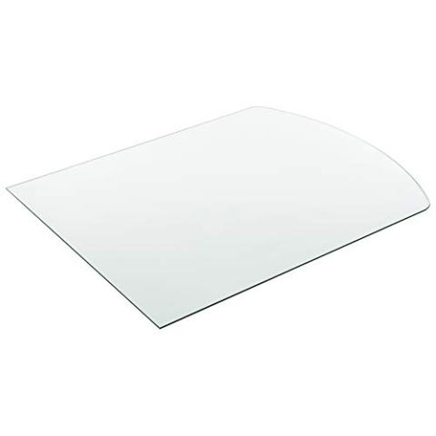 [neu.haus] Glasplatte 'Glasgow' 85x75cm Eckig Glasscheibe Tischplatte ESG Glas Kaminplatte Kaminglas DIY Tisch