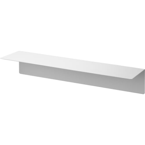 Yamazaki 1929 TOWER Wall~Mounted Shelf with Magnetic Panel (50 cm), white, Steel/ABS Resin, 50 x 15.7 x 9 cm