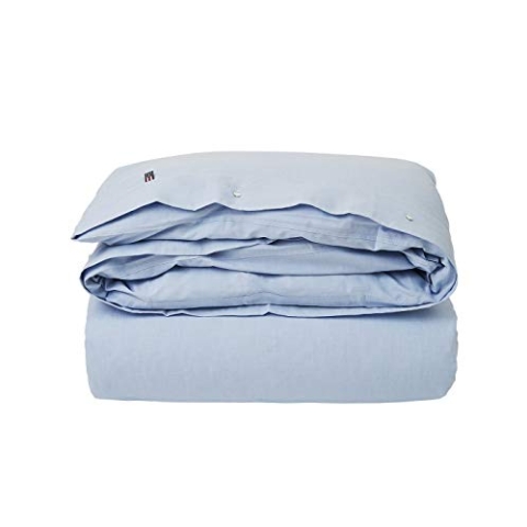 LEXINGTON - Bettwäsche, Bettdeckenbezug - Pin Point - Baumwolle - 155 x 220 cm - Farbe: Blue Duvet