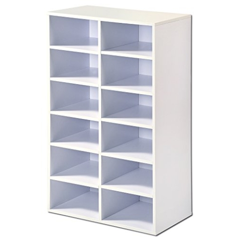 Kesper Universalschrank, Holz, weiß, 51.5 x 29.5 x 87 cm