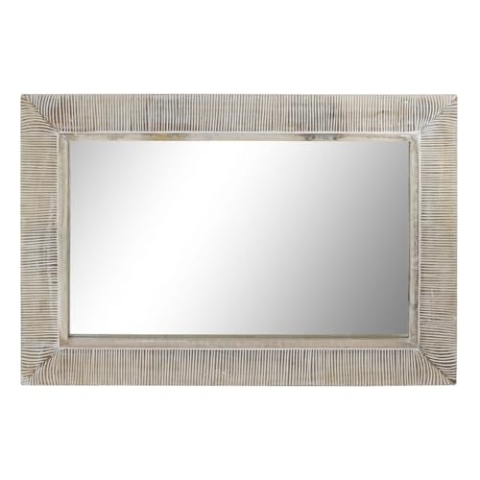 Home ESPRIT Wandspiegel, weiß, modern, gebeizt, 63,5 x 4 x 94 cm, Marke EAN: 8424002157463