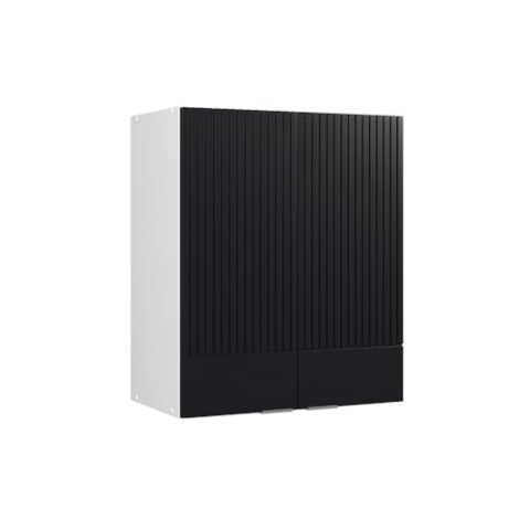 Vicco Hängeschrank Fame-Line, hängender Küchenschrank, Schwarz gestreift, 60 cm