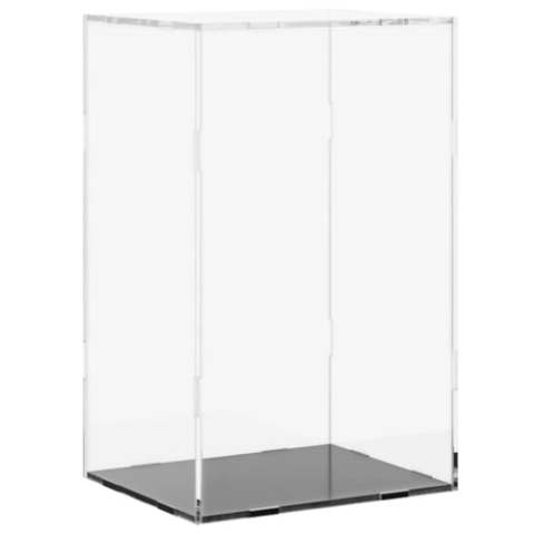 vidaXL Vitrine, Schaukasten Staubschutz, Sammlervitrine für Sammlerstücke Spielzeug Figuren, Ausstellungsbox Acrylbox, Transparent Acryl