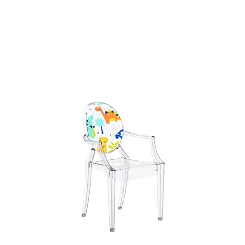 Kartell Loulou Ghost Kinderstuhl, Polykarbonat, transparent, 37 x 40 x 63 cm