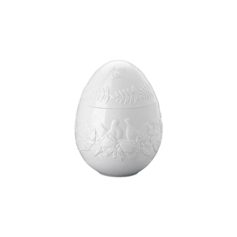 Hutschenreuther Geschenkserie Ei Sonderedition Dose - Oval, Porzellan, weiß
