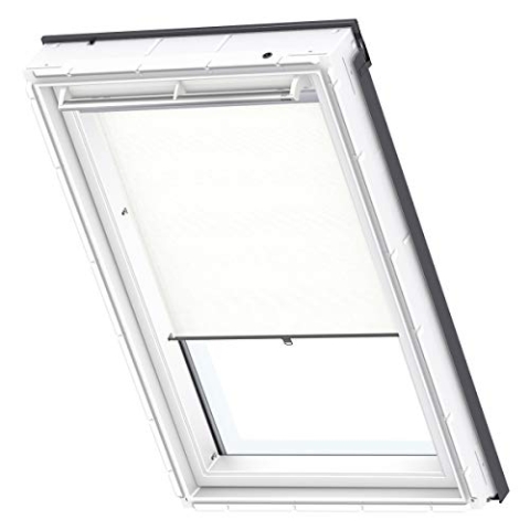 VELUX Original Sichtschutz-Rollo mit Haken (RHL), FK00, Weiß