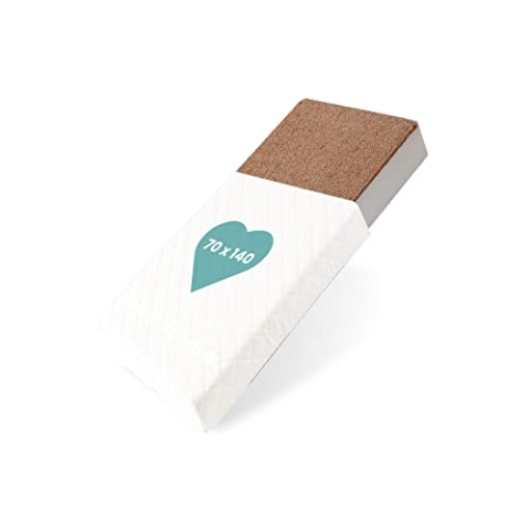 BestCare Prima Babymatratze 70 x 140 cm Kokos Schaumstoffmatratze mit waschbar Aleoe Vera Bezug Öko-Tex, Allergikerfreundlich