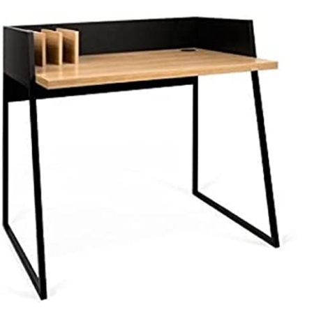 TEMAHOME Volga Schreibtisch, 90x60x88 cm, eiche / schwarz