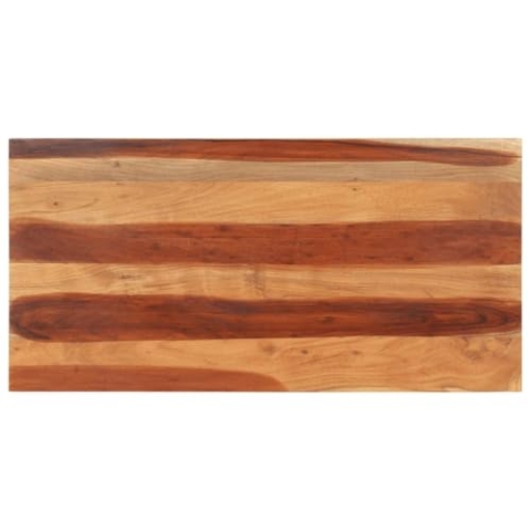 vidaXL Tischplatte Massivholzplatte Holzplatte Ersatztischplatte Holz Platte für Tisch Esstisch 15-16mm 60x120cm Massivholz Akazie