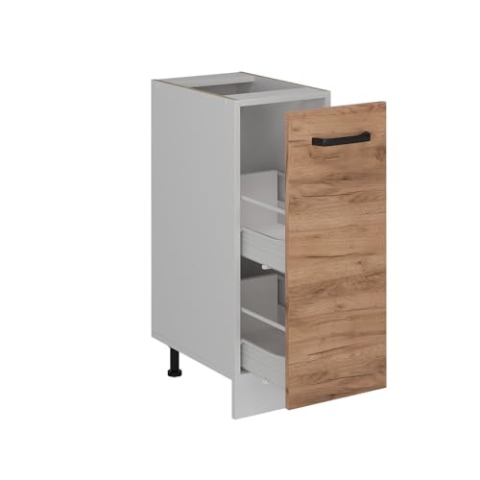 Vicco Apothekerschrank R-Line, Goldkraft Eiche, 30 cm ohne Arbeitsplatte