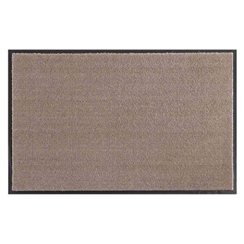 Hanse Home Waschbare Schmutzfangmatte Soft & Clean Taupe, 100x150 cm