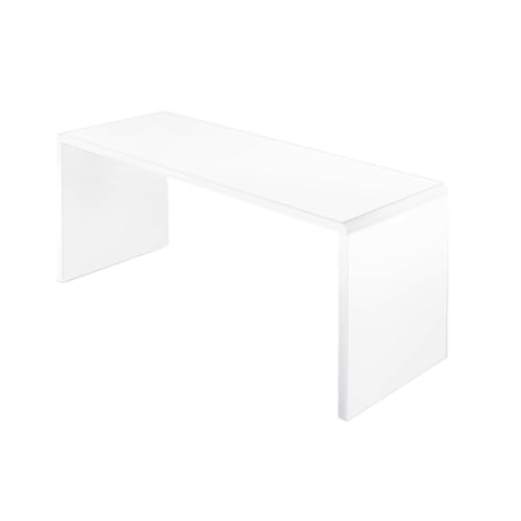 Design Schreibtisch FAST TRADE - 140cm - weiß Hochglanz Bürotisch