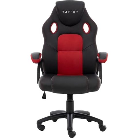 Raptor-Gaming Gaming-Stuhl RS-GS-40 Schwarz/Rot