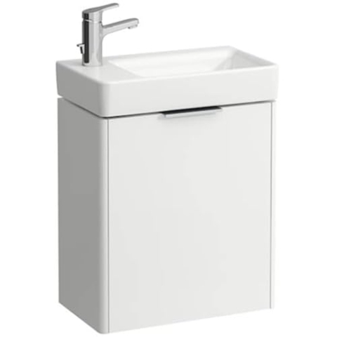 Laufen Base Waschtischunterschrank, Tür Links, für Waschtisch 815955, Farbe: Snow (weiß matt)
