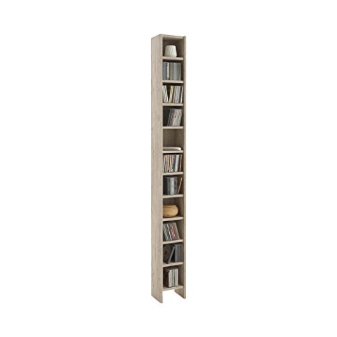 FMD Möbel, 210-002 Hallo 2 Regal, holz, sandeiche, maße 19.5 x 16.5 x 185.0 cm (BHT)