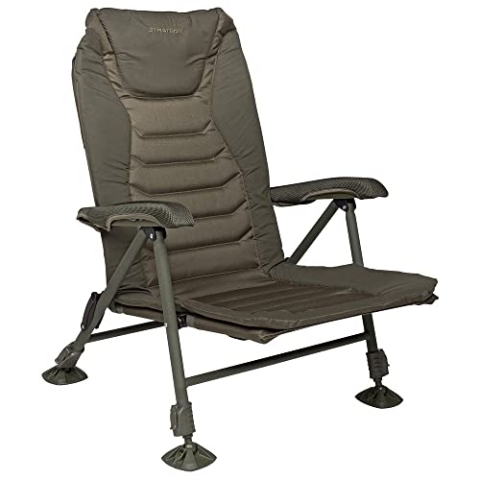 Strategy Lounger 52 Chair - Karpfenstuhl zum Ansitzangeln, Stuhl zum Karpfenangeln, Angelstuhl für Angler