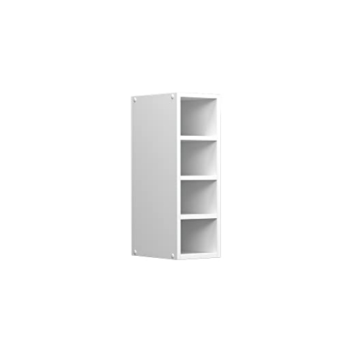 Vicco Hängeschrank R-Line, offener Küchenschrank, Weiß/Weiß, 20 cm