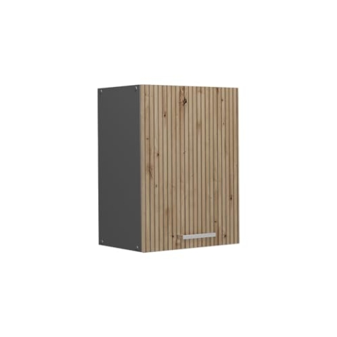 Vicco Hängeschrank R-Line, hängender Küchenschrank, Artisan-Eiche/Anthrazit, 45 cm