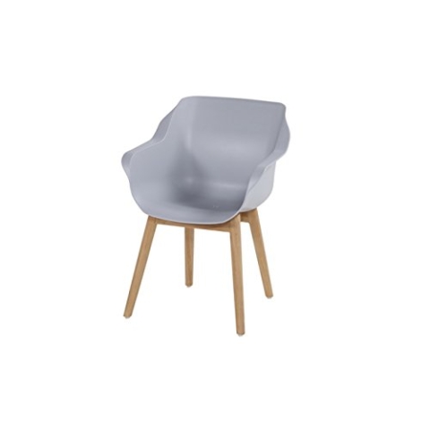 Hartman Sophie armchair teak nat/grey Kunststoff