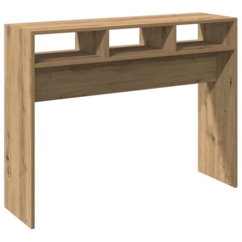 vidaXL Konsolentisch Artisan-Eiche 105x30x80 cm Holzwerkstoff, Sofatisch, Dielentisch, Wohnzimmertisch, Flurtisch, Konsolentisch Flur, Beistelltisch