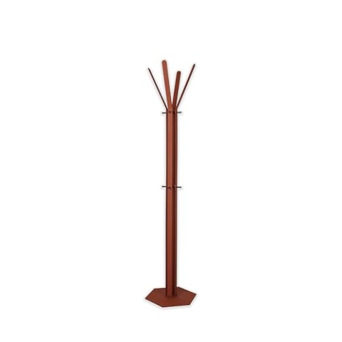 Gorillz Stack Four Garderobenständer stehend kupferbraun (175 x 40 cm) I eleganter Kleiderständer aus robustem Stahl mit 12 Garderobenhaken I Platzsparende Garderobe in schlichtem Design