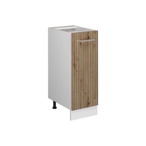 Vicco Apothekerschrank R-Line, Artisan-Eiche/Weiß, 30 cm ohne Arbeitsplatte