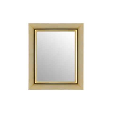 Kartell Francois Ghost, Wall Mirror, 65 x 79 cm, Gold metallictöne