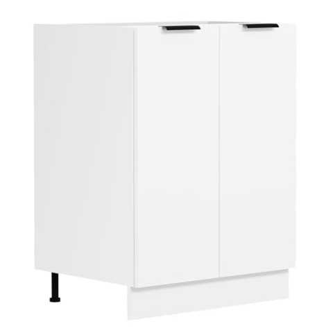 VCM Küchenschrank | Maße ca. H. 82 x B. 60 x. T. 46 cm | Unterschrank mit Zwei Drehtüren | Küchenmöbel - Fasola