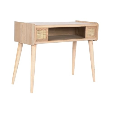 Home ESPRIT Konsole aus Rattan, Paulownia, 80 x 35 x 63 cm
