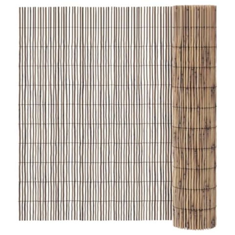 vidaXL Gartenzaun, Schilfmatte Langlebig Wasserfest, Schilfrohrmatte für Garten Balkon Terrasse, Sichtschutz Windschutz Sichtschutzmatte, Schilf
