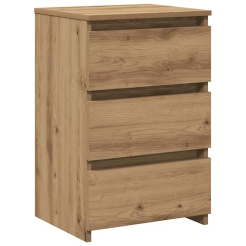 vidaXL Nachttisch Artisan-Eiche 40x35x62,5 cm Holzwerkstoff, Nachtschrank, Nachtkonsole, Schlafzimmermöbel, Nachtschränke, Nachtkommode, Beistelltisch