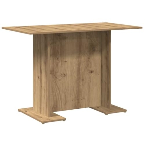 vidaXL Esstisch, Küchentisch Pflegeleicht, Tisch für Esszimmer Küche, Esszimmertisch Speisetisch, Artisan-Eiche 110x60x75cm Holzwerkstoff