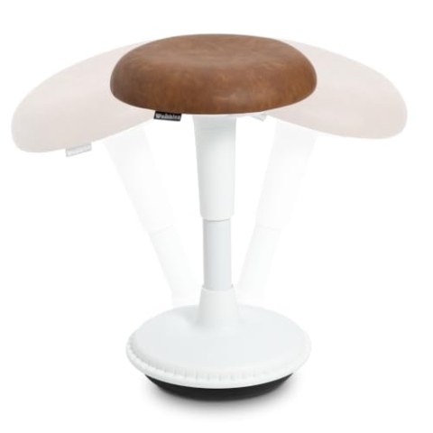 Wobblez ergonomischer Bürostuhl | Rückenschonender Wackelhocker Höhenverstellbar von 43-63 cm für einen normalen Schreibtisch | bürohocker ergonomisch testsieger | ergonomischer bürostuhl