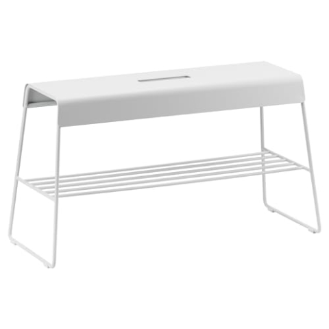 Zone Denmark A-Bench Outdoor Bank mit Ablage 78,5 x 34 x 45 cm Soft Grey