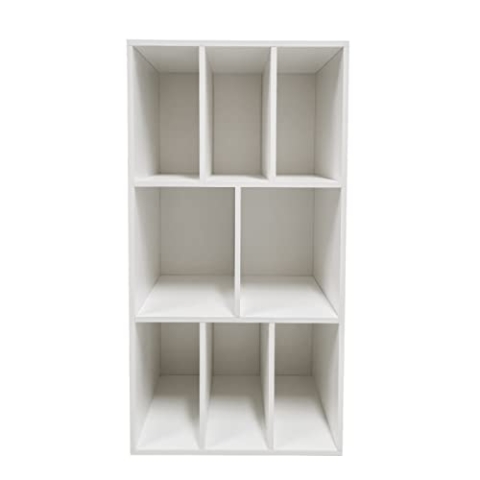 VDD LP-Schallplattenschrank - Plattenschrank - LP-Schallplattenregal - Plattenregal - Bücherregal - 8 Fä