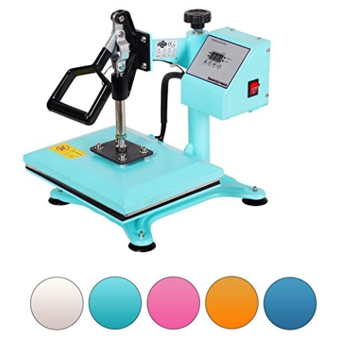 RICOO Transferpresse Heizpresse 30x23 cm Profi Schwenkbar Hitzepresse für T-Shirt Druckpresse Power Zwerg TB Textilpresse Thermopresse Druckmaschine Presse Heat Press Hitzepresse Bügelpresse