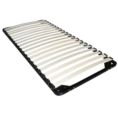 Vente-unique-Lattenrost - ohne Füße - 90 x 190 cm - 19 Latten - Schwarz - Kalista von YSMEE