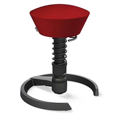 aeris Swopper – Ergonomischer Hocker – Bürohocker höhenverstellbar – Vielseitiger Sitzhocker für einen gesunden Rücken – Bürostuhl ohne Rollen, Feder Standard