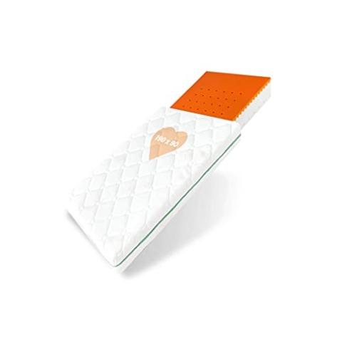 BestCare Visco Junior Kindermatratze Babymatratze Matratze Kaltschaummatratze 90x190 x13cm Viskoelastische Memory-Schaum waschbarer Aloe Vera Bezug Standard 100 by Oeko-TEX