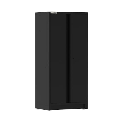 FEISTOS Werkstatteinrichtung | Flügeltür Hochschrank EOS Blackline Duo | Schwarz | 61x92x200 cm
