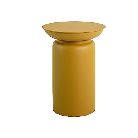 Kick Collection Beistelltisch Clay - OkerGelb - Modern und Hochwertig - Metall - Erhältlich in vielen Farben