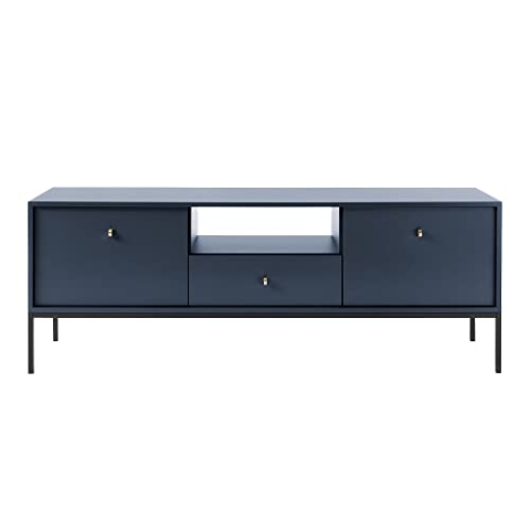 Selsey MONNE - TV-Schrank 153 cm (marineblau)